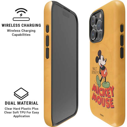 Disney Mickey Mouse Walt Disney Classic Character iPhone 16 Pro Magsafe Impact Case